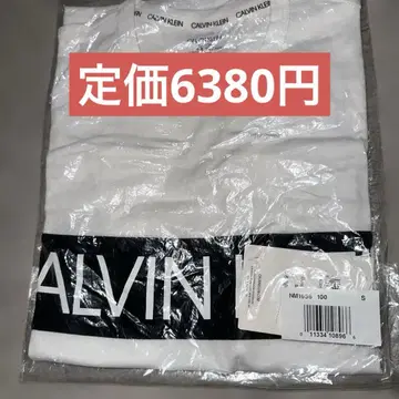 새상품 CALVIN KLEIN 화이트 T셔츠 S 미사용품