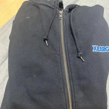 XLARGE 블랙 후드티 XL