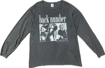 back number 락밴드 같은 롱 T
