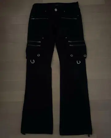 00s archive y2k zip pants 시크 스타일 헤이세이
