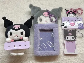 산리오 쿠로미 트레이딩 카드 케이스 봉제 인형