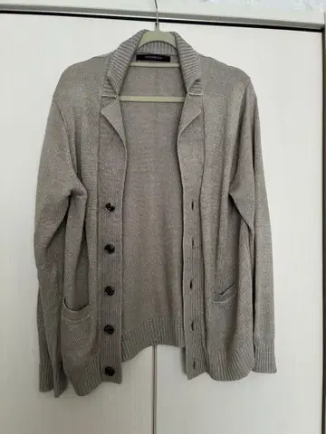 [ 가격 인하 ] INTERMEZZO 린넨 100% 가디건 남성용