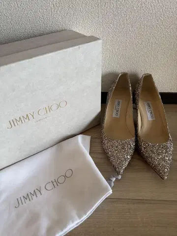 지미추 글리터 펌프스 JIMMY CHOO 37.5