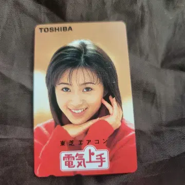 TOSHIBA 전기 상급 카드 사카이 노리코 전화 카드