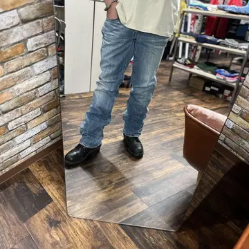TOMMY HILFIGER 라이트 블루 스트레이트 팬츠 W31 L32