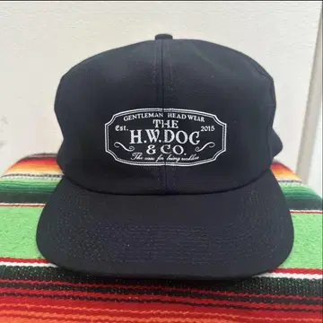 H.W.DOG & CO. 트러커 캡 - 블랙 size36