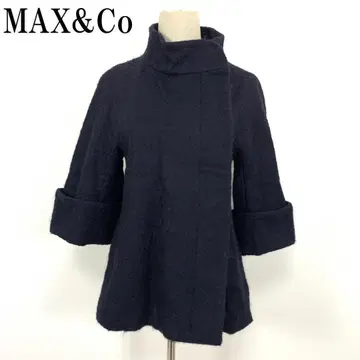 LA4694 맥스앤코 하이넥 숏코트 네이비 38