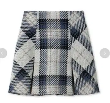 snidel 로빙 체크 미니 스커트
