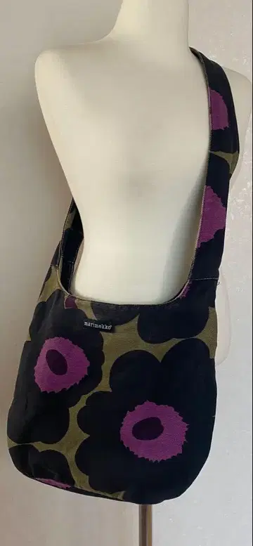 marimekko 우니코 숄더 카키 보라색 블랙 리메이크품