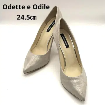 미사용 Odette e Odile [ 24.5cm ] 펌프스 골드 힐