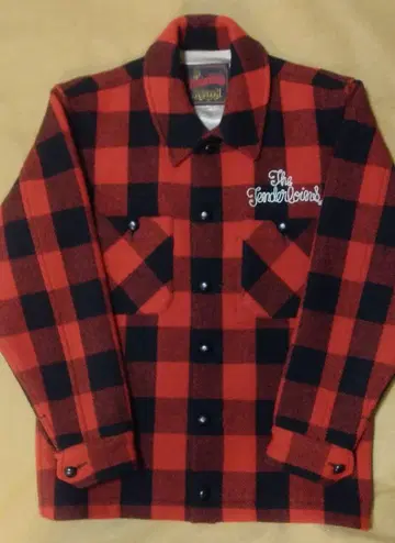 TENDERLOIN 텐더 로인 버팔로 체크 울 자켓