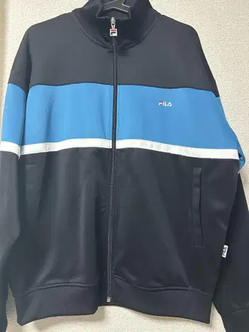 FILA 집업 자켓 L 블랙/블루