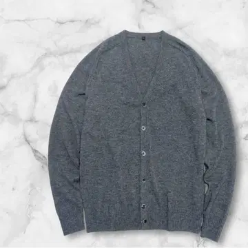무인양품 MUJI V넥 니트 가디건 야크 울 부드러움