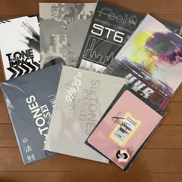 [ 묶음 판매 ] SixTONES 팜플렛 라이브 투어