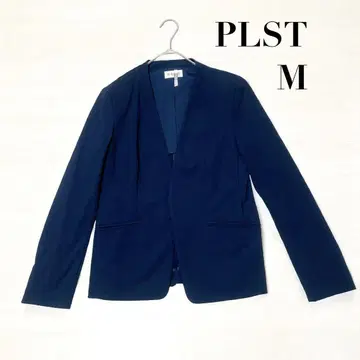 PLST 플라스테 노카라 자켓 M 네이비 클리닝 완료