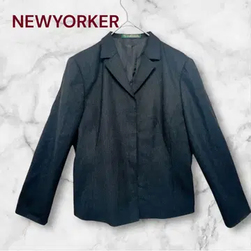 NEWYORKER 뉴요커 테일러드 자켓 다크 그레이