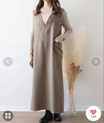 mil 택 포함 새상품 트위드 원피스 S 사이즈 베이지