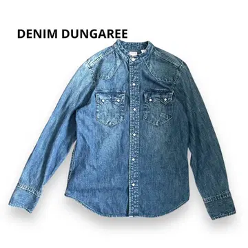 DENIM DUNGAREE 웨스턴 칼라리스 셔츠 M