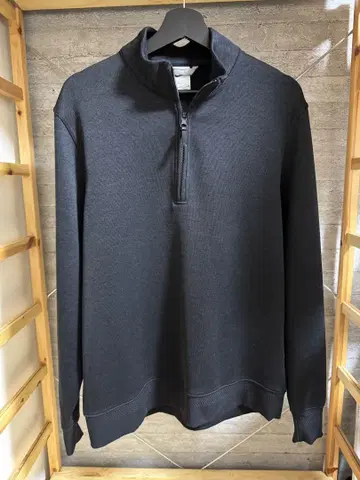 Nike DRI-FIT 하프 지퍼 스웨터 M 블랙