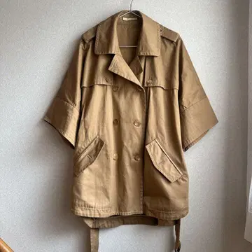 GALLARDAGALANTE 카멜 트렌치코트 F