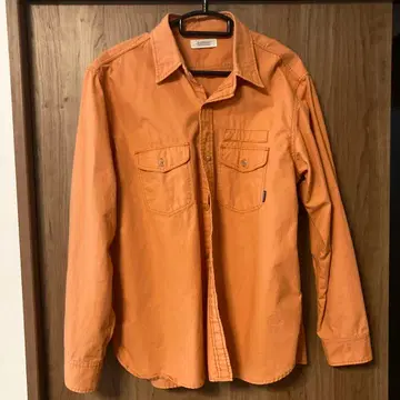 RADIALL 오렌지 긴팔 셔츠