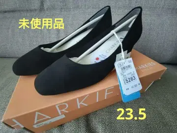 CHARKIES  블랙 펌프스 23.5cm 우천 겸용
