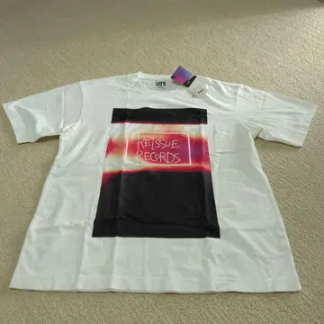 UNIQLO 요네즈켄시 REISSUE RECORDS 화이트T셔츠 M