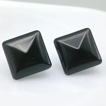 미사용 보관품 오닉스 귀찌 ~칠흑에 깃든 고요한 빛~