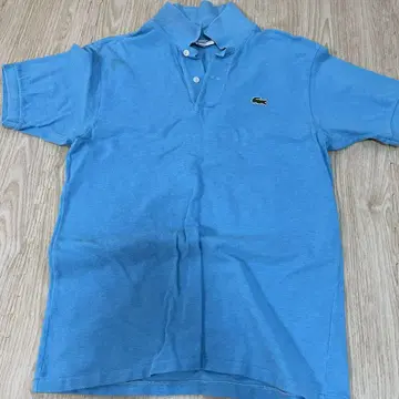 LACOSTE 스카이블루 피케 셔츠 US 5