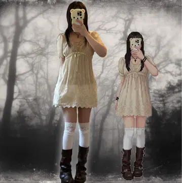 00s 코켓 페어리 그런지 모리걸 튜닉