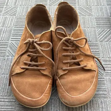 vivobarefoot 브라운 가죽 로우컷 신발 37