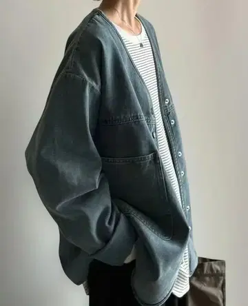 ARULLE V 컬러 데님 자켓