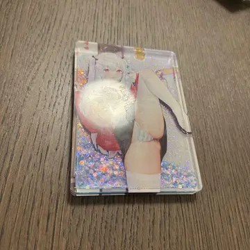 역류다회 [ 한 발 올린 셀카 ] 홀로그램 글리터 아크릴 블록