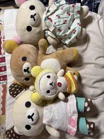 리락쿠마 봉제 인형 묶음 판매 중고