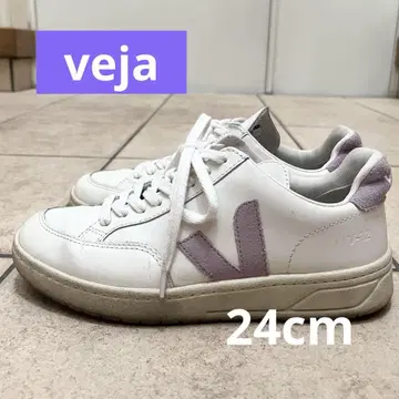 VEJA 화이트/퍼플 스니커즈