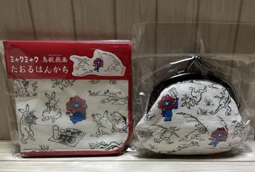 먀쿠먀쿠 조수기화 타월 손수건 복주머니