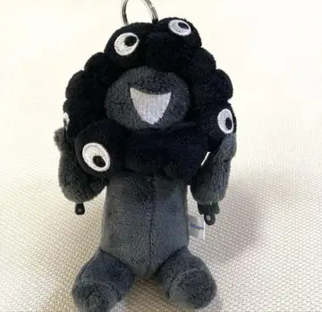 만박 미야쿠미야쿠 블랙 카라비너 포함 봉제 인형 앉은 참