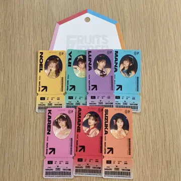 후르츠 지퍼 라라포트 오리지널 티켓풍 스티커 컴프