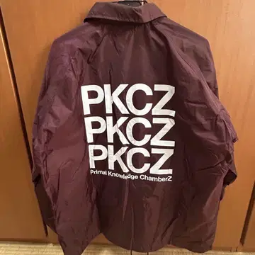 PKCZ 버건디 나일론 자켓