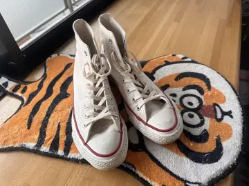 Converse 하이컷 스니커즈 화이트 올스타