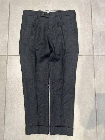 벨위치 다크 그레이 울 슬랙스
