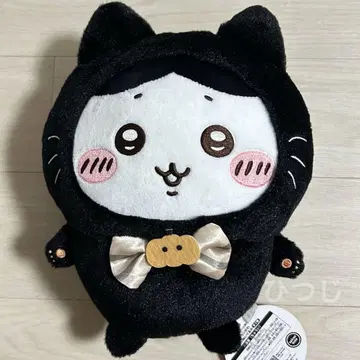 치이카와 검은 고양이 봉제 인형 하치와레