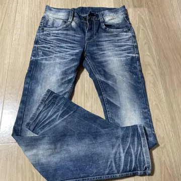 GRF collection W29 스키니 데님 블루 빈티지 가공