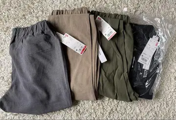 UNIQLO 이지 테이퍼드 팬츠 4개 M