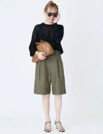 deuxieme classe 밀리터리 숏팬츠 military