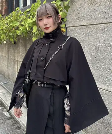 [ Mavie..7 ] 스탠드 카라 숏 트렌치