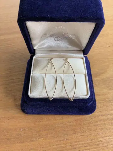 agete 아가트 K10 다이아몬드 귀걸이 참