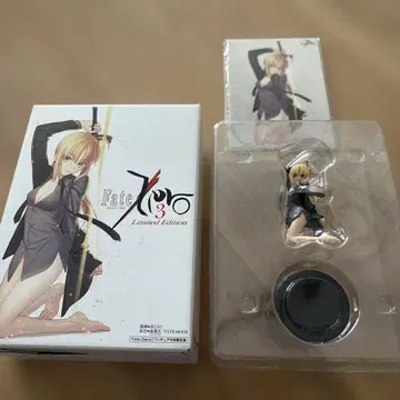 Fate/Zero 3권 Limited Edition 세이버 피규어