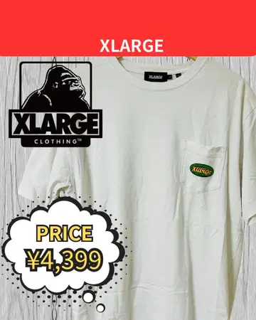 XLARGE 화이트 포켓 T셔츠 L