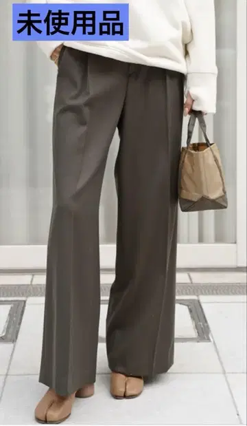 Deuxieme Classe 클린 턱 팬츠 2 카키